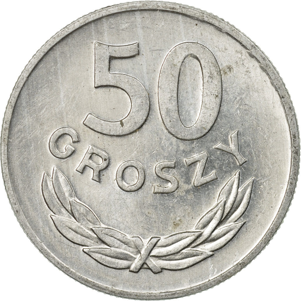 Moneta, Polonia, 50 Groszy, 1983, Warsaw, BB, Alluminio, KM:48.1
