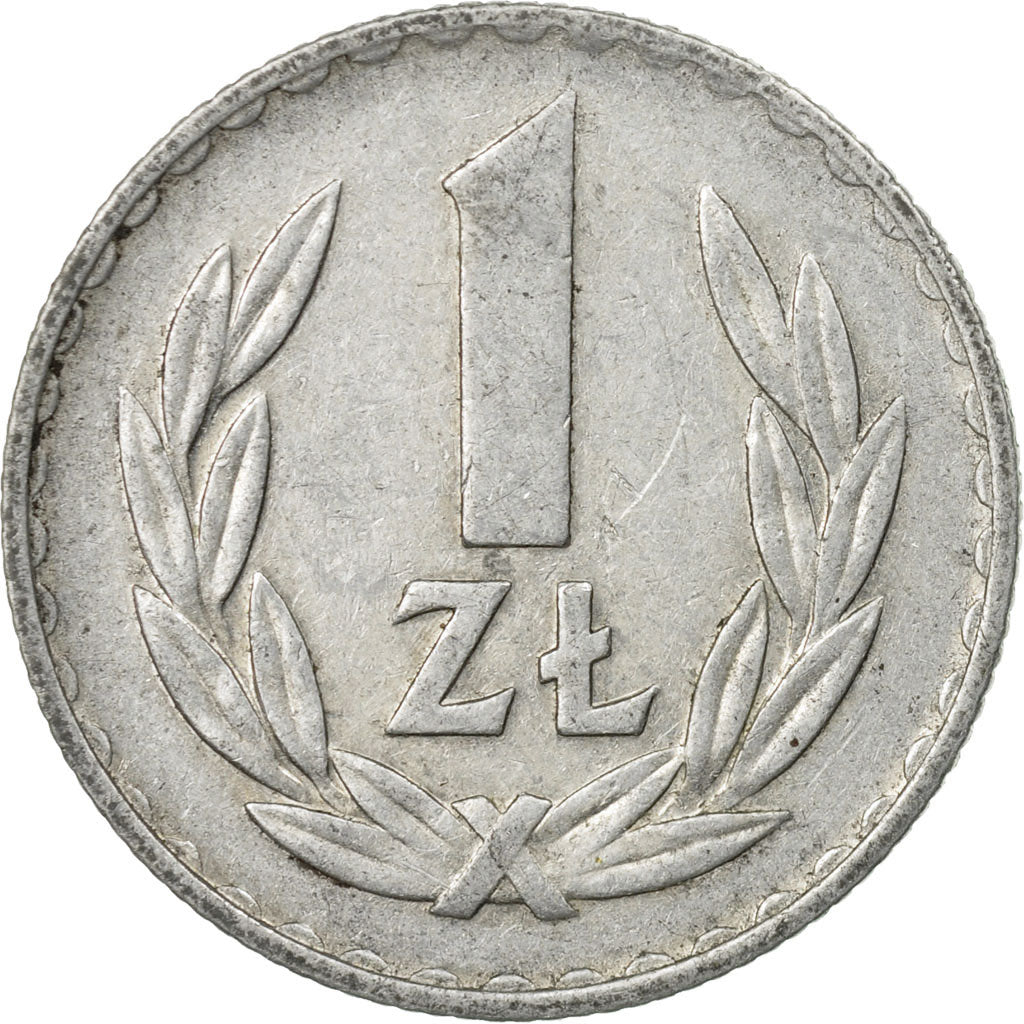 Moneta, Polska, Zloty, 1975, Warsaw, EF(40-45), Aluminium, KM:49.1