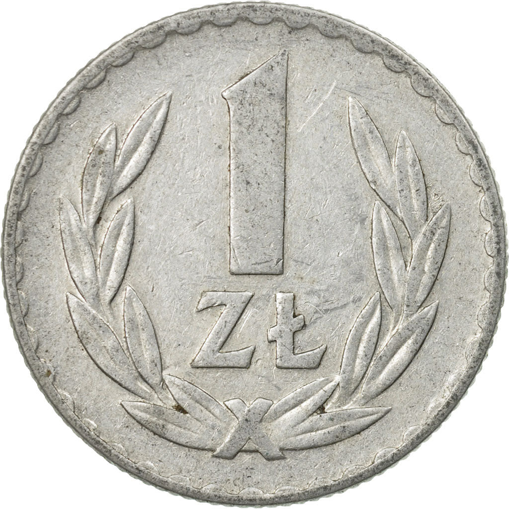 Moneta, Polska, Zloty, 1974, Warsaw, EF(40-45), Aluminium, KM:49.1