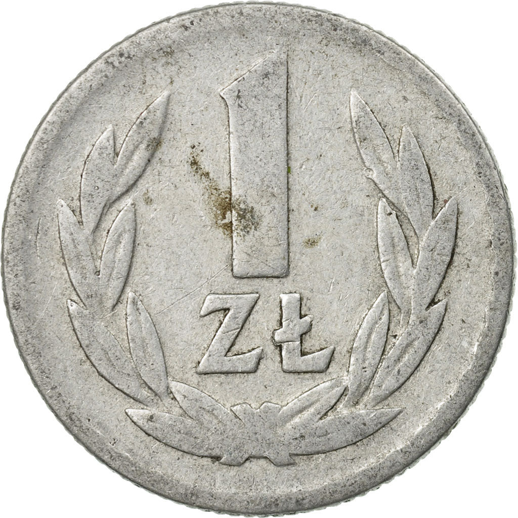 Moneda, Polonia, Zloty, 1966, Warsaw, MBC, Aluminio, KM:49.1