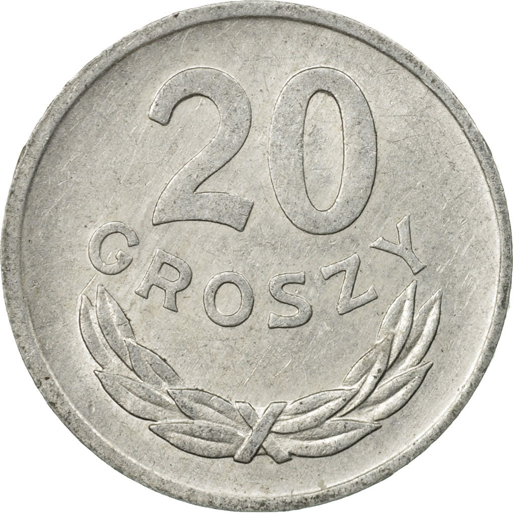 Moneta, Polska, 20 Groszy, 1978, Warsaw, EF(40-45), Aluminium, KM:A47