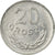 Moneta, Polska, 20 Groszy, 1980, Warsaw, EF(40-45), Aluminium, KM:A47