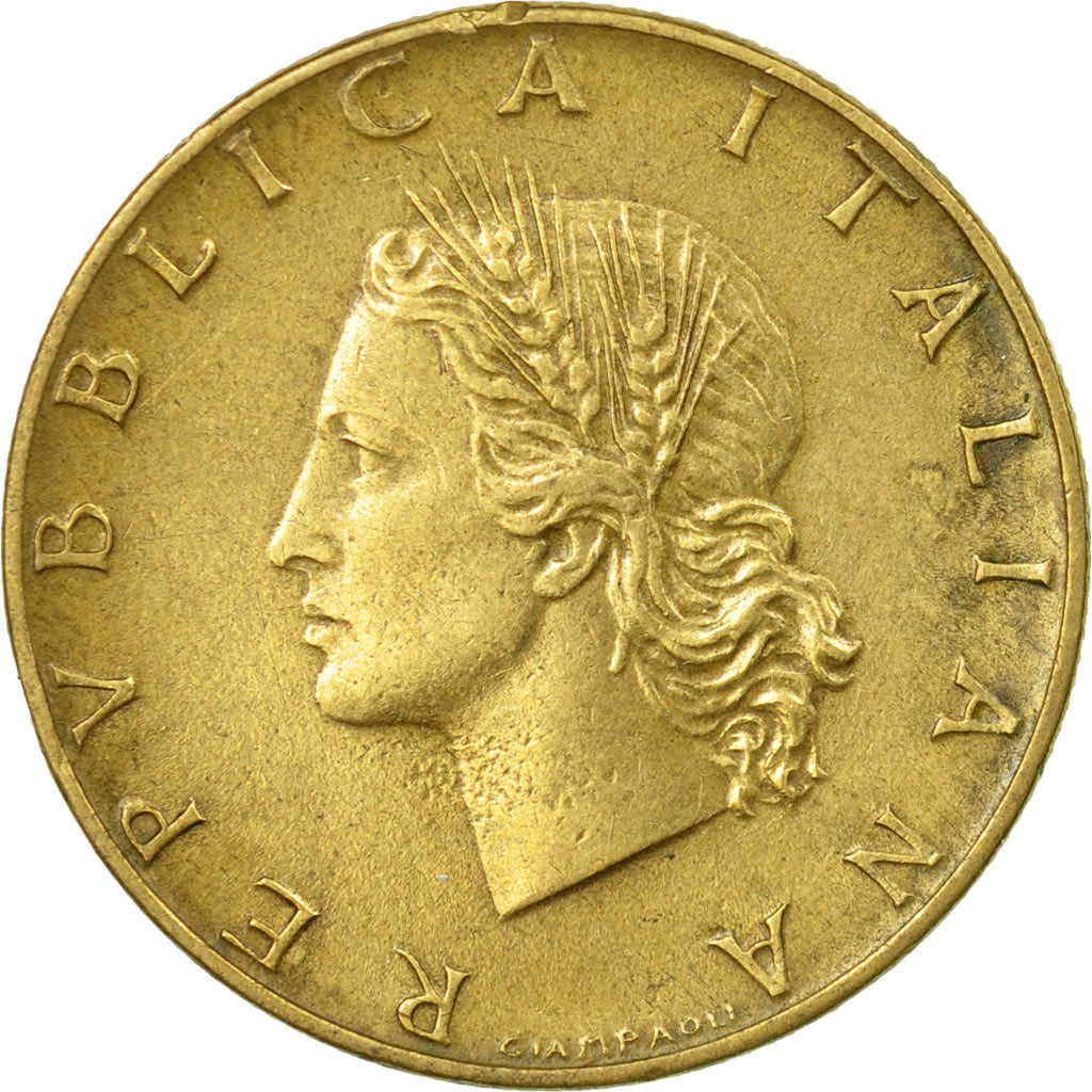Coin, Italy, 20 Lire, 1957, Rome, EF(40-45), Aluminum-Bronze, KM:97.1