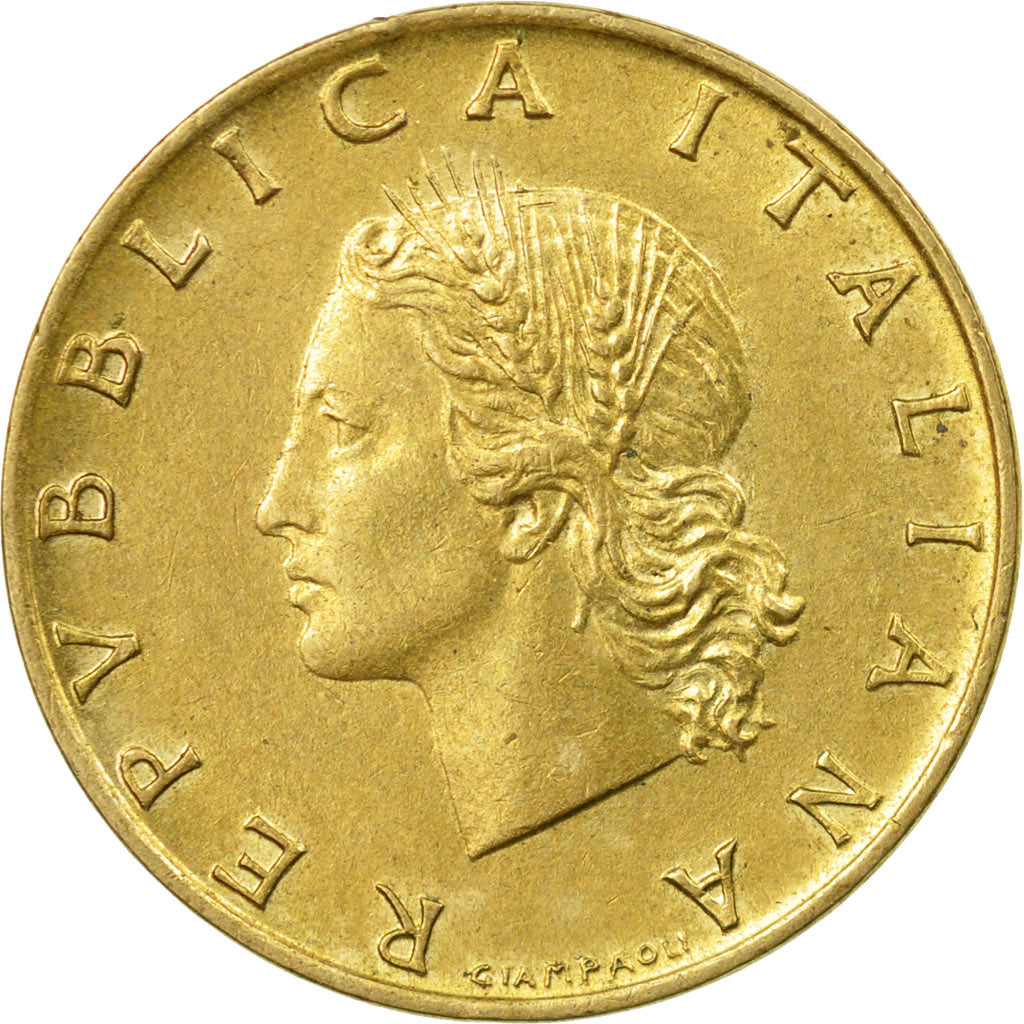 Coin, Italy, 20 Lire, 1970, Rome, EF(40-45), Aluminum-Bronze, KM:97.2