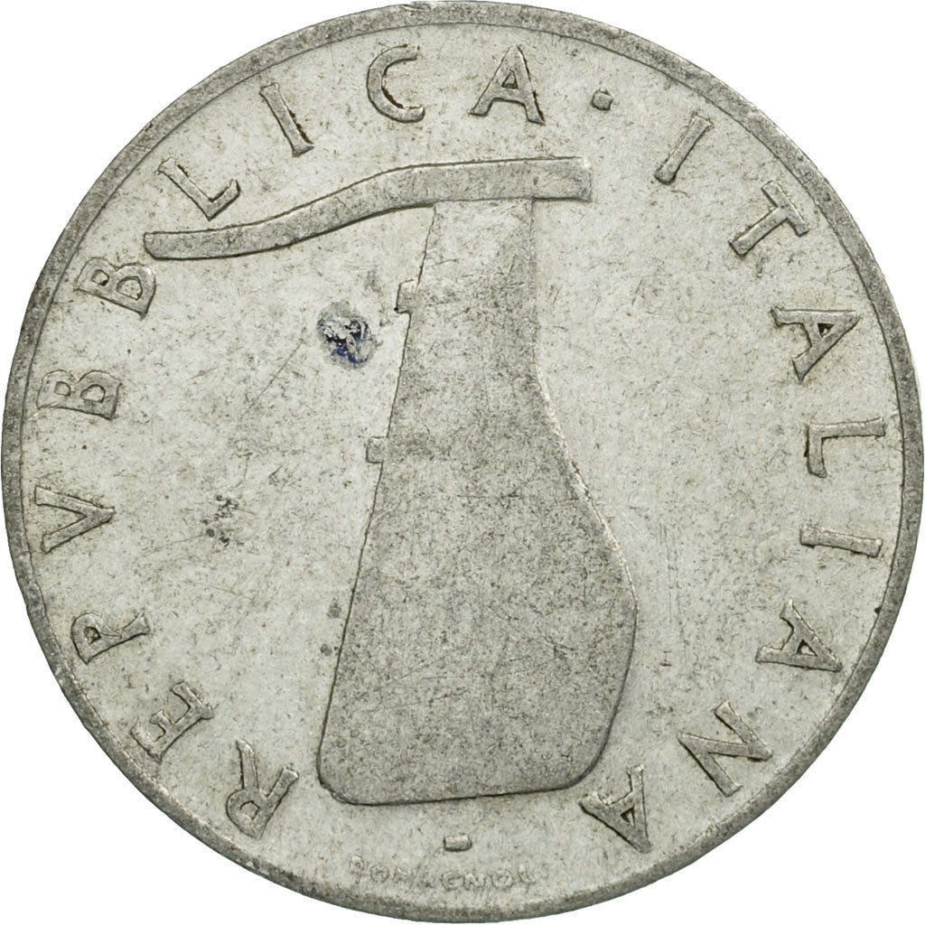 Coin, Italy, 5 Lire, 1952, Rome, EF(40-45), Aluminum, KM:92