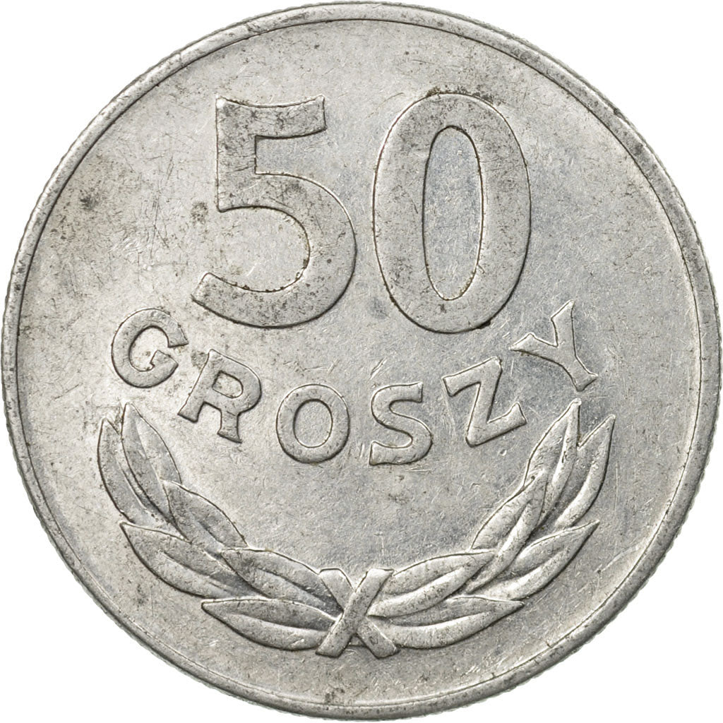 Moneta, Polska, 50 Groszy, 1978, Warsaw, EF(40-45), Aluminium, KM:48.1