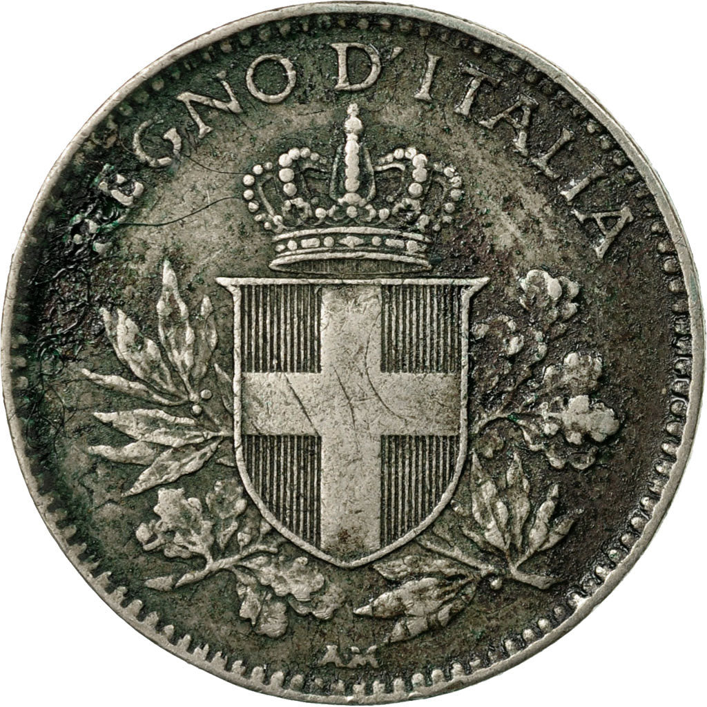 Coin, Italy, Vittorio Emanuele III, 20 Centesimi, 1919, Rome, VF(30-35)