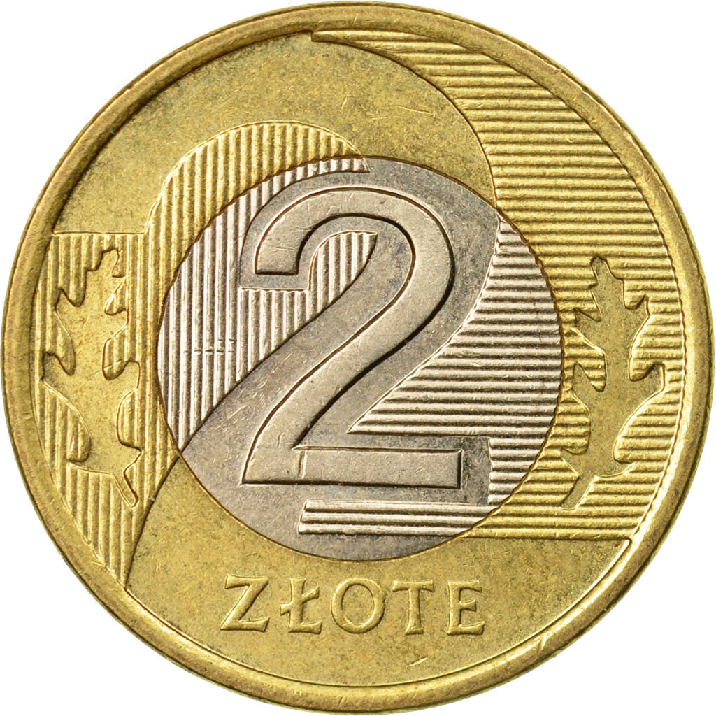 Moneda, Polonia, 2 Zlote, 2007, Warsaw, MBC, Bimetálico, KM:283