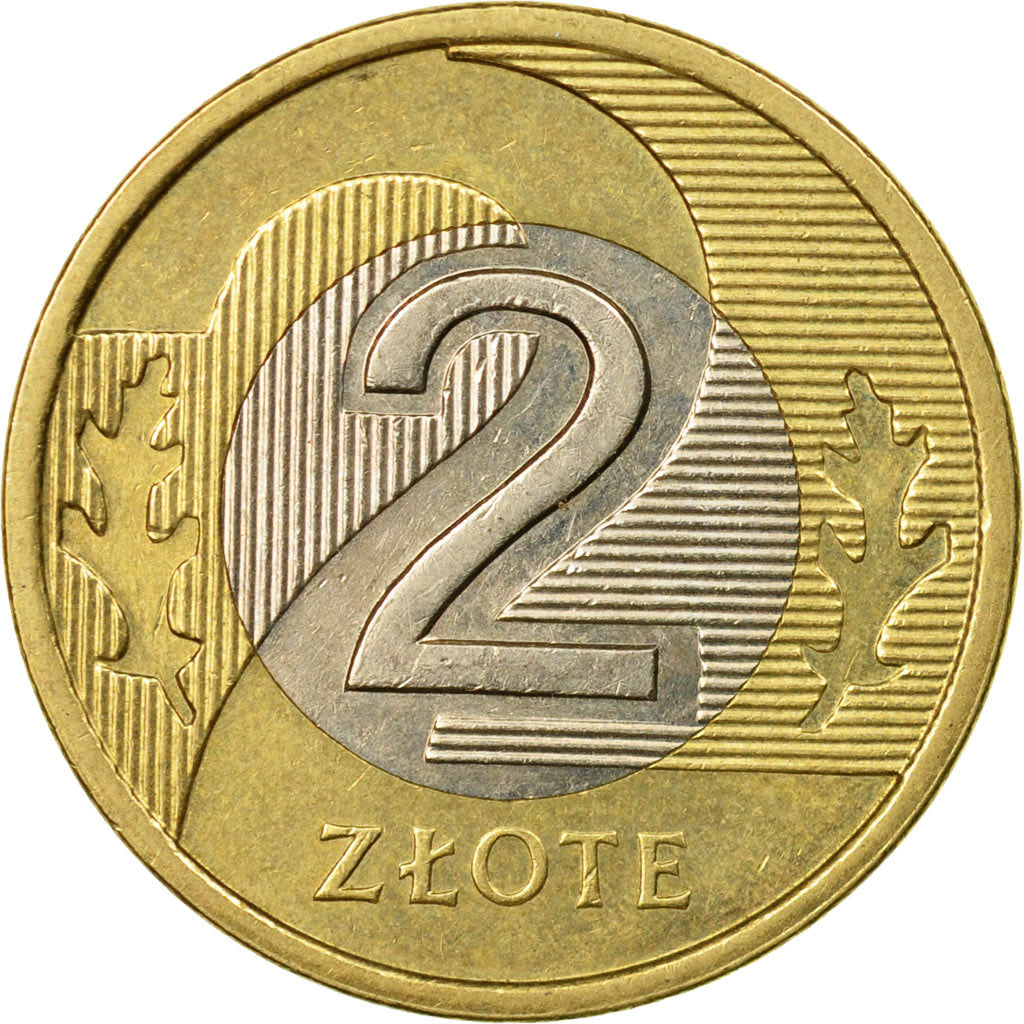 Coin, Poland, 2 Zlote, 2008, Warsaw, EF(40-45), Bi-Metallic, KM:283