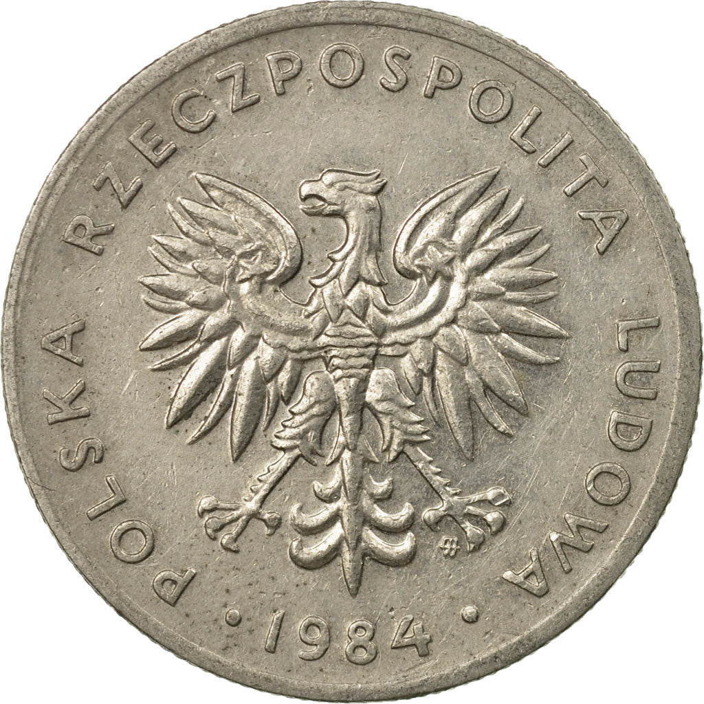 Coin, Poland, 20 Zlotych, 1984, Warsaw, EF(40-45), Copper-nickel, KM:153.1