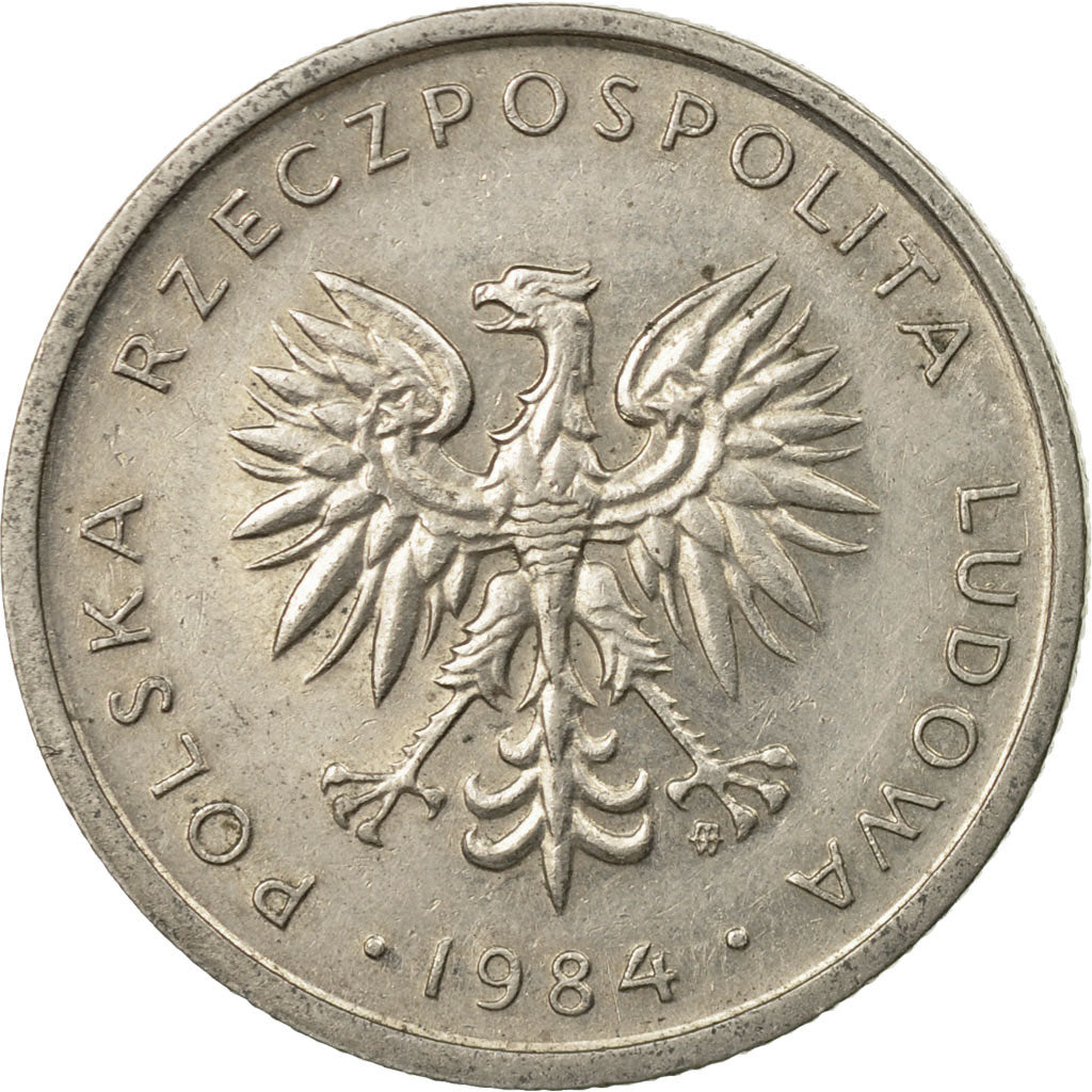 Münze, Polen, 10 Zlotych, 1984, Warsaw, SS, Copper-nickel, KM:152.1