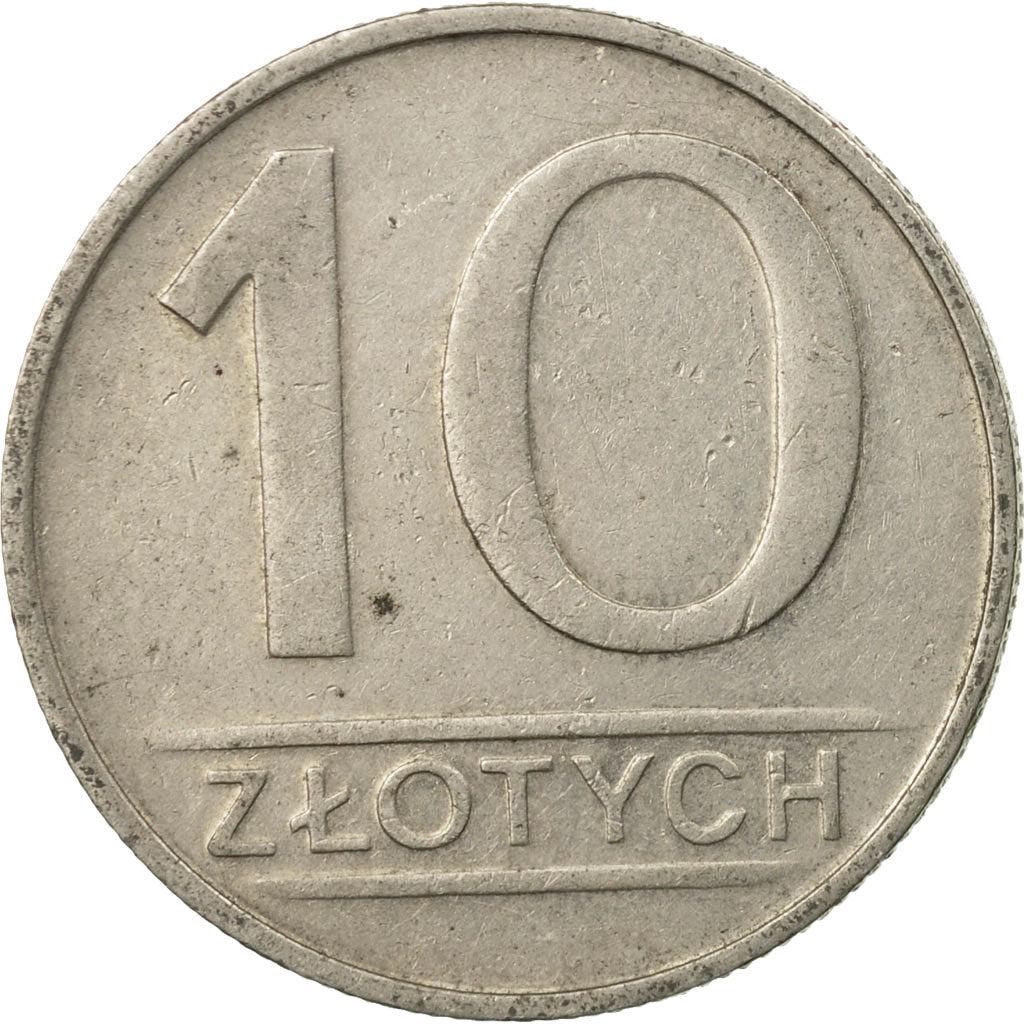 Münze, Polen, 10 Zlotych, 1984, Warsaw, SS, Copper-nickel, KM:152.1