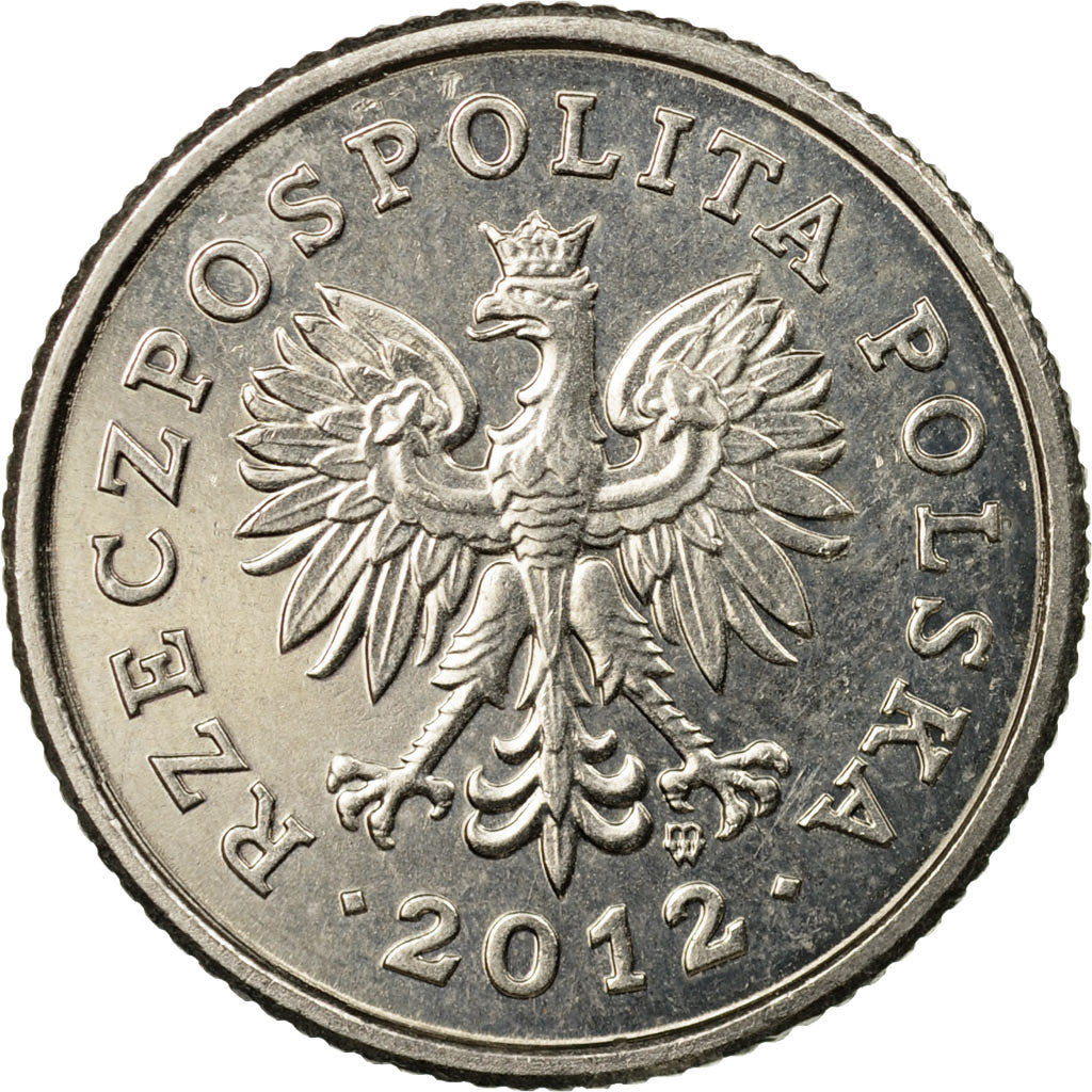 Moneta, Polonia, 50 Groszy, 2012, Warsaw, BB, Rame-nichel, KM:281