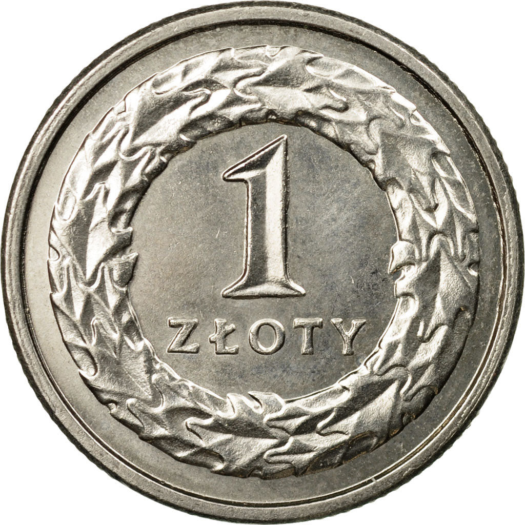 Coin, Poland, Zloty, 2008, Warsaw, EF(40-45), Copper-nickel, KM:282