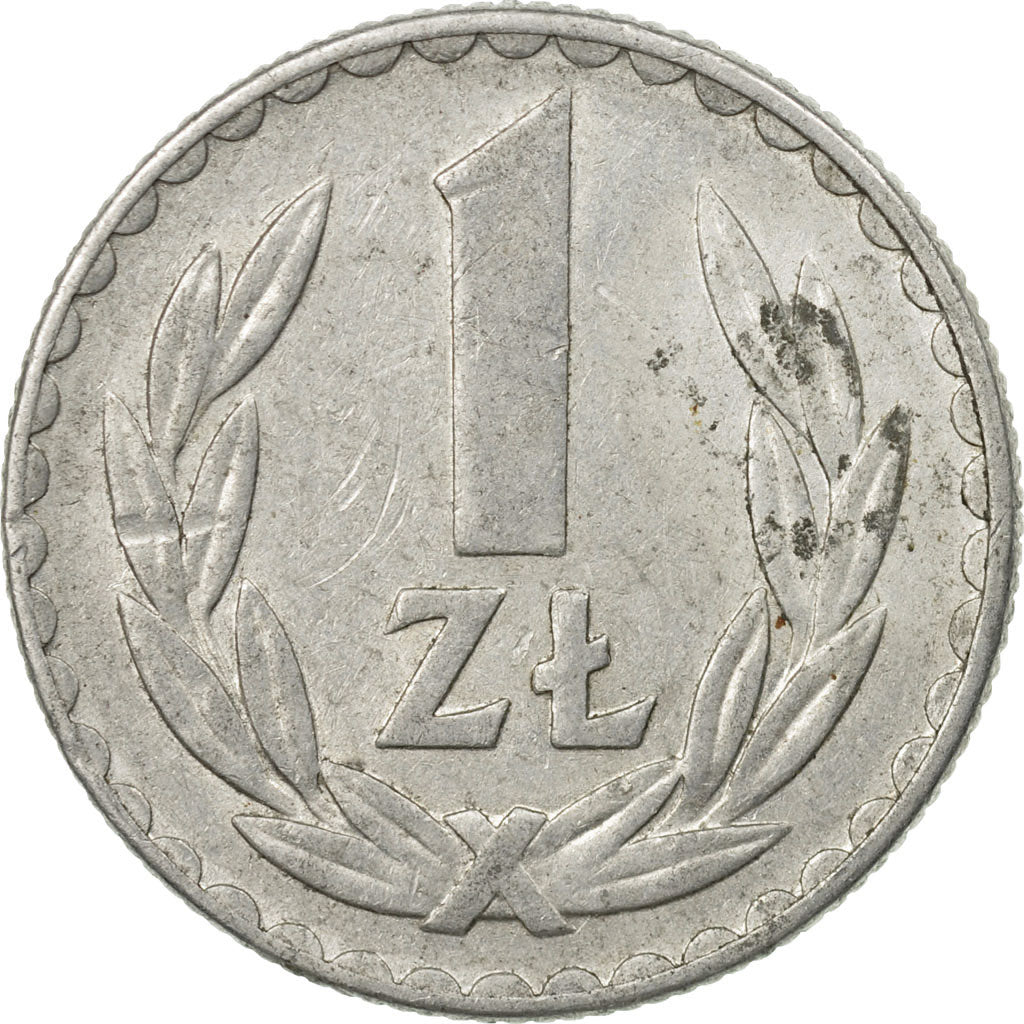Munten, Polen, Zloty, 1975, Warsaw, ZF, Aluminium, KM:49.1