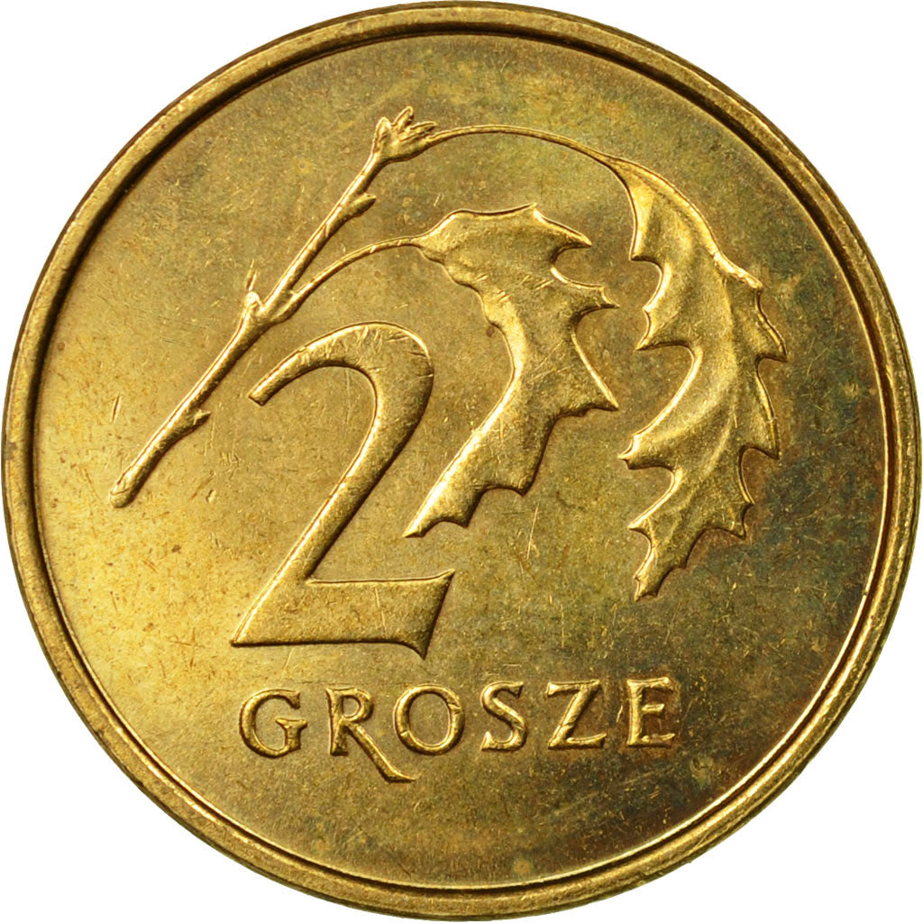 Münze, Polen, 2 Grosze, 2012, Warsaw, SS, Messing, KM:277
