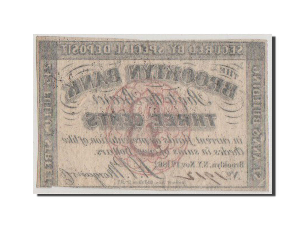 Banknote, United States, 3 Cents, 1862, UNC(60-62)