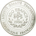 Coin, France, 100 Francs-15 Ecus, 1990, MS(65-70), Silver, KM:989