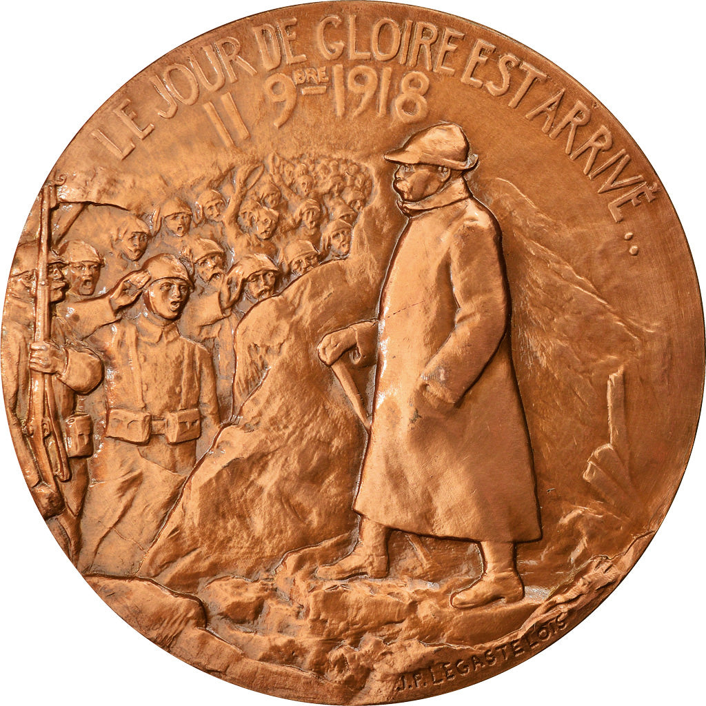 France, Médaille, Georges Clemenceau, Politics, Society, War, Legastelois