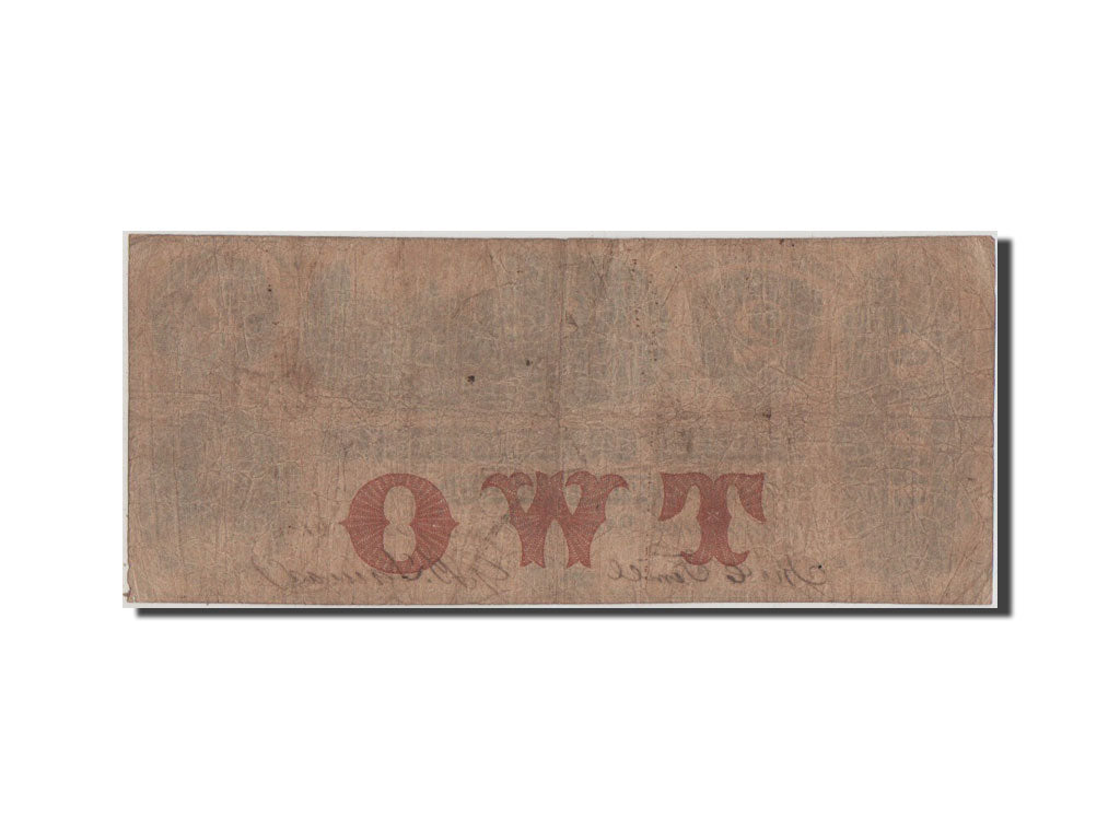 Billet, États-Unis, 2 Dollars, 1861, TB+