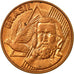 Coin, Brazil, 5 Centavos, 2004, EF(40-45), Copper Plated Steel, KM:648