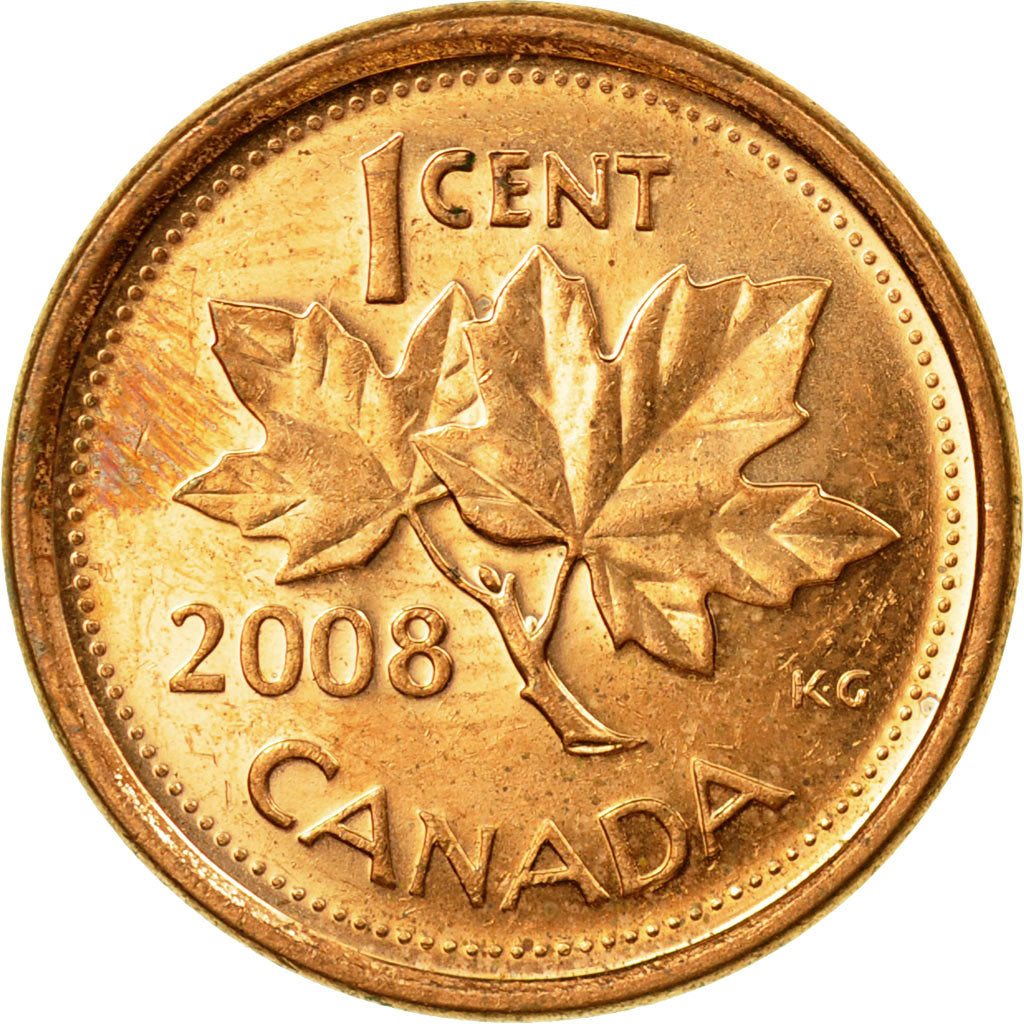 Coin, Canada, Elizabeth II, Cent, 2008, Royal Canadian Mint, Winnipeg