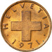 Coin, Switzerland, Rappen, 1971, Bern, EF(40-45), Bronze, KM:46