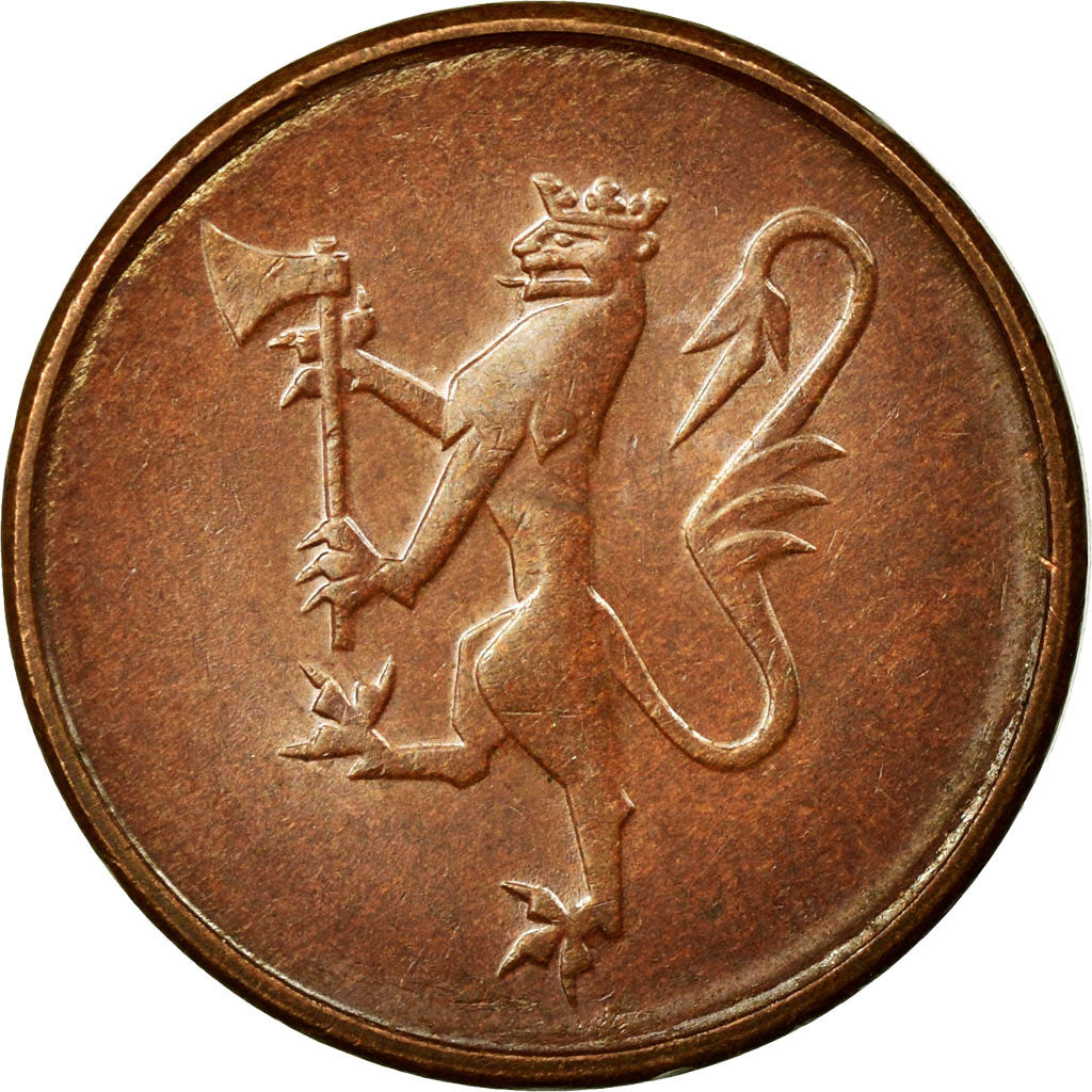 Coin, Norway, Olav V, 5 Öre, 1979, EF(40-45), Bronze, KM:415