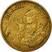 Coin, Brazil, 10 Centavos, 2002, EF(40-45), Bronze Plated Steel, KM:649.2