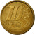 Monnaie, Brésil, 10 Centavos, 2002, TTB, Bronze Plated Steel, KM:649.2