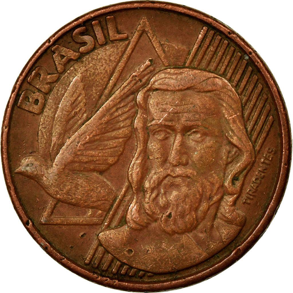 Coin, Brazil, 5 Centavos, 2007, EF(40-45), Copper Plated Steel, KM:648