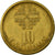 Moneda, Portugal, 10 Escudos, 1986, MBC, Níquel - latón, KM:633