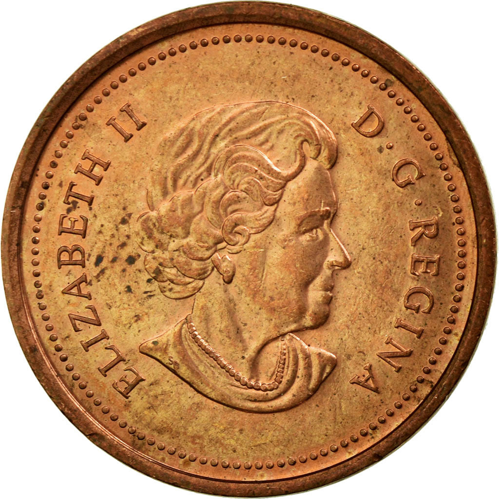 Coin, Canada, Elizabeth II, Cent, 2006, Royal Canadian Mint, EF(40-45), Copper