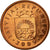 Moneda, Letonia, 2 Santimi, 2009, MBC, Cobre recubierto de acero, KM:21
