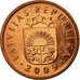 Monnaie, Latvia, 2 Santimi, 2009, TTB, Copper Clad Steel, KM:21