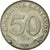 Moneta, Bolivia, 50 Centavos, 1974, EF(40-45), Nikiel powlekany stalą, KM:190