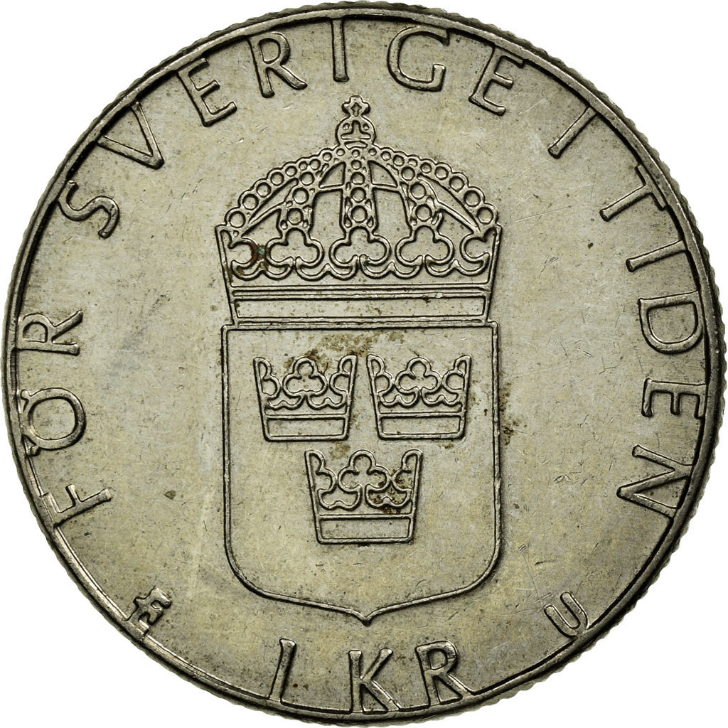 Coin, Sweden, Carl XVI Gustaf, Krona, 1979, EF(40-45), Copper-Nickel Clad