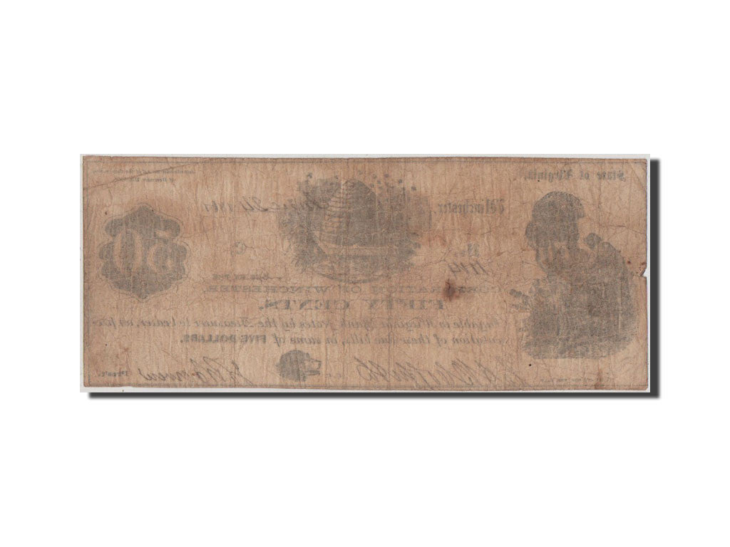 Banknote, United States, 50 Cents, 1861, VF(30-35)