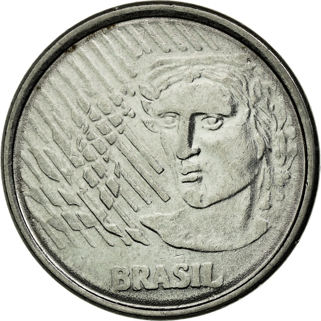 Coin, Brazil, 5 Centavos, 1996, EF(40-45), Stainless Steel, KM:632