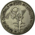 Coin, West African States, 100 Francs, 1967, Paris, EF(40-45), Nickel, KM:4