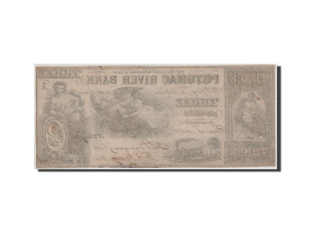 Banconote, Stati Uniti, 3 Dollars, 1854, SPL