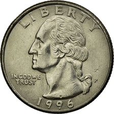 Monnaie, États-Unis, Washington Quarter, Quarter, 1996, U.S. Mint