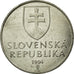 Coin, Slovakia, 2 Koruna, 1994, EF(40-45), Nickel plated steel, KM:13
