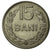 Moneda, Rumanía, 15 Bani, 1966, MBC, Níquel recubierto de acero, KM:93