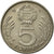 Moneta, Węgry, 5 Forint, 1984, EF(40-45), Miedź-Nikiel, KM:635