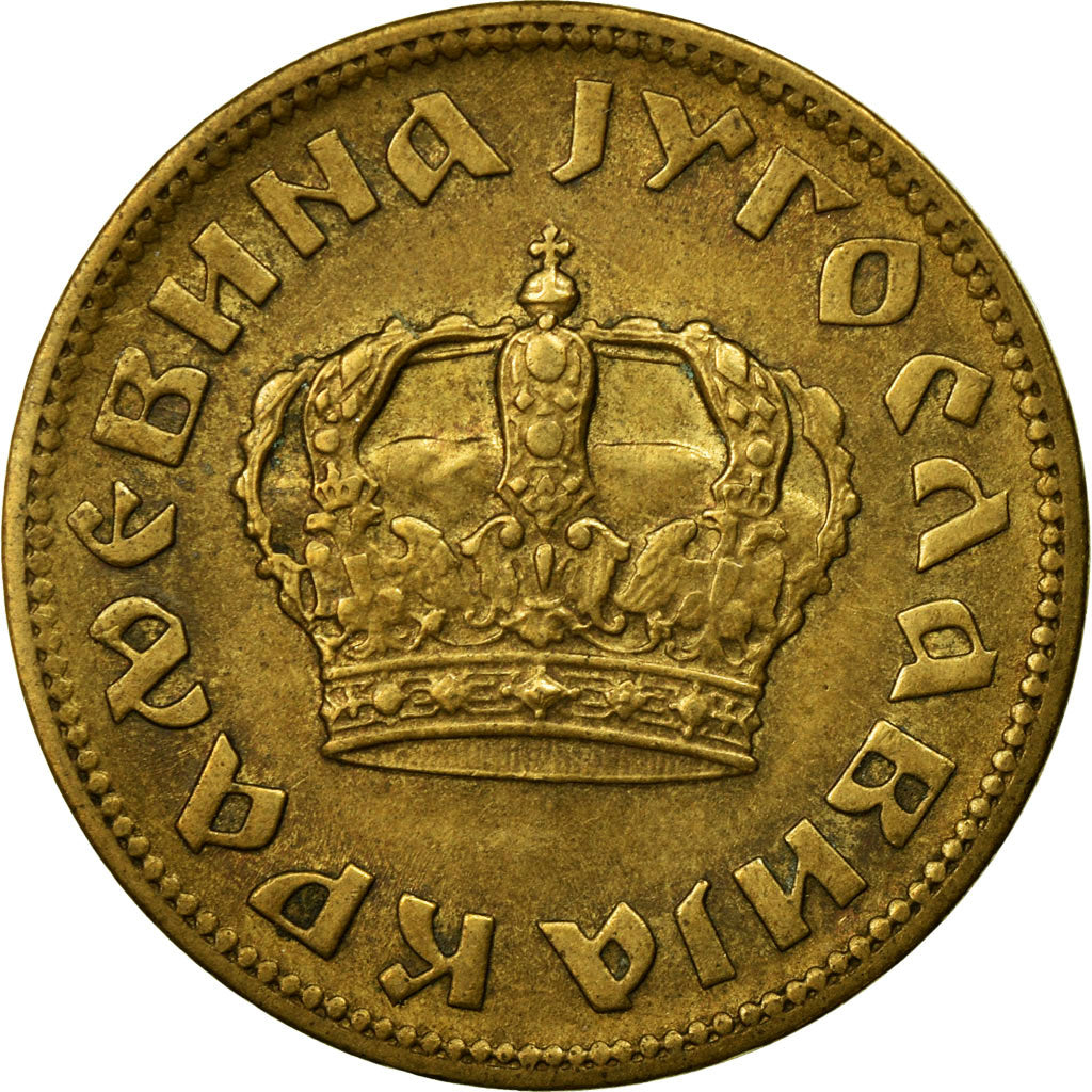 Coin, Yugoslavia, Petar II, 2 Dinara, 1938, EF(40-45), Aluminum-Bronze, KM:20