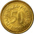 Moneta, Jugosławia, 50 Para, 1990, EF(40-45), Mosiądz, KM:141