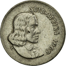 Coin, South Africa, 5 Cents, 1965, EF(40-45), Nickel, KM:67.2