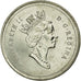 Coin, Canada, Elizabeth II, 25 Cents, 1990, Royal Canadian Mint, Ottawa