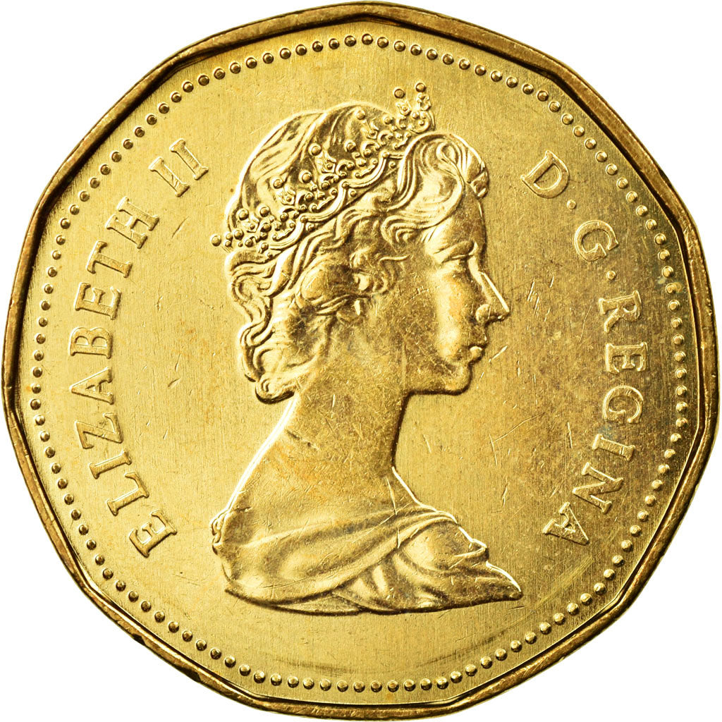 Coin, Canada, Elizabeth II, Dollar, 1987, Royal Canadian Mint, Ottawa